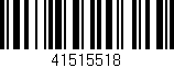 Código de barras (EAN, GTIN, SKU, ISBN): '41515518'