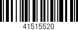 Código de barras (EAN, GTIN, SKU, ISBN): '41515520'