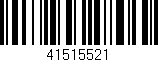 Código de barras (EAN, GTIN, SKU, ISBN): '41515521'