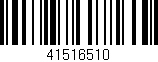 Código de barras (EAN, GTIN, SKU, ISBN): '41516510'