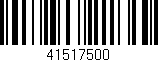 Código de barras (EAN, GTIN, SKU, ISBN): '41517500'