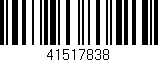 Código de barras (EAN, GTIN, SKU, ISBN): '41517838'