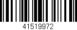 Código de barras (EAN, GTIN, SKU, ISBN): '41519972'