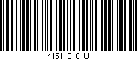 Código de barras (EAN, GTIN, SKU, ISBN): '4151_0_0_U'
