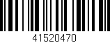 Código de barras (EAN, GTIN, SKU, ISBN): '41520470'