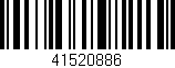 Código de barras (EAN, GTIN, SKU, ISBN): '41520886'