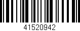 Código de barras (EAN, GTIN, SKU, ISBN): '41520942'