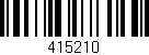 Código de barras (EAN, GTIN, SKU, ISBN): '415210'