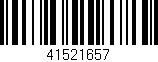 Código de barras (EAN, GTIN, SKU, ISBN): '41521657'