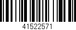 Código de barras (EAN, GTIN, SKU, ISBN): '41522571'