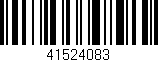 Código de barras (EAN, GTIN, SKU, ISBN): '41524083'