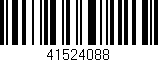 Código de barras (EAN, GTIN, SKU, ISBN): '41524088'
