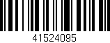 Código de barras (EAN, GTIN, SKU, ISBN): '41524095'