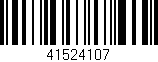 Código de barras (EAN, GTIN, SKU, ISBN): '41524107'