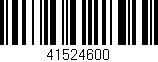 Código de barras (EAN, GTIN, SKU, ISBN): '41524600'