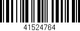 Código de barras (EAN, GTIN, SKU, ISBN): '41524764'