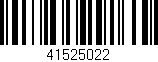 Código de barras (EAN, GTIN, SKU, ISBN): '41525022'
