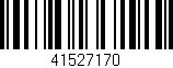 Código de barras (EAN, GTIN, SKU, ISBN): '41527170'