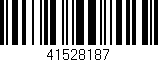 Código de barras (EAN, GTIN, SKU, ISBN): '41528187'