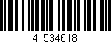 Código de barras (EAN, GTIN, SKU, ISBN): '41534618'