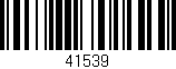Código de barras (EAN, GTIN, SKU, ISBN): '41539'