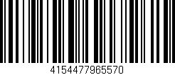 Código de barras (EAN, GTIN, SKU, ISBN): '4154477965570'