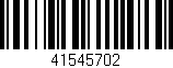 Código de barras (EAN, GTIN, SKU, ISBN): '41545702'