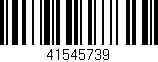Código de barras (EAN, GTIN, SKU, ISBN): '41545739'