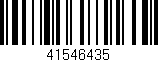 Código de barras (EAN, GTIN, SKU, ISBN): '41546435'