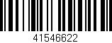 Código de barras (EAN, GTIN, SKU, ISBN): '41546622'
