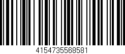 Código de barras (EAN, GTIN, SKU, ISBN): '4154735568581'