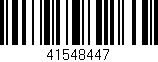Código de barras (EAN, GTIN, SKU, ISBN): '41548447'