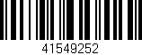 Código de barras (EAN, GTIN, SKU, ISBN): '41549252'