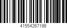 Código de barras (EAN, GTIN, SKU, ISBN): '41554267198'