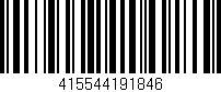 Código de barras (EAN, GTIN, SKU, ISBN): '415544191846'