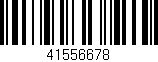 Código de barras (EAN, GTIN, SKU, ISBN): '41556678'