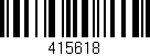 Código de barras (EAN, GTIN, SKU, ISBN): '415618'