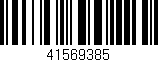 Código de barras (EAN, GTIN, SKU, ISBN): '41569385'