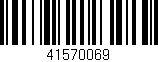Código de barras (EAN, GTIN, SKU, ISBN): '41570069'