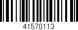 Código de barras (EAN, GTIN, SKU, ISBN): '41570113'