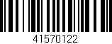 Código de barras (EAN, GTIN, SKU, ISBN): '41570122'