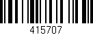 Código de barras (EAN, GTIN, SKU, ISBN): '415707'