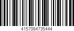 Código de barras (EAN, GTIN, SKU, ISBN): '4157084735444'