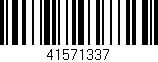 Código de barras (EAN, GTIN, SKU, ISBN): '41571337'