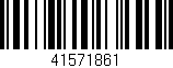 Código de barras (EAN, GTIN, SKU, ISBN): '41571861'