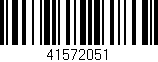Código de barras (EAN, GTIN, SKU, ISBN): '41572051'