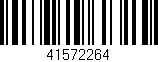 Código de barras (EAN, GTIN, SKU, ISBN): '41572264'