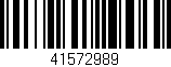 Código de barras (EAN, GTIN, SKU, ISBN): '41572989'