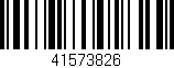 Código de barras (EAN, GTIN, SKU, ISBN): '41573826'