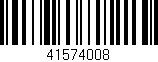 Código de barras (EAN, GTIN, SKU, ISBN): '41574008'